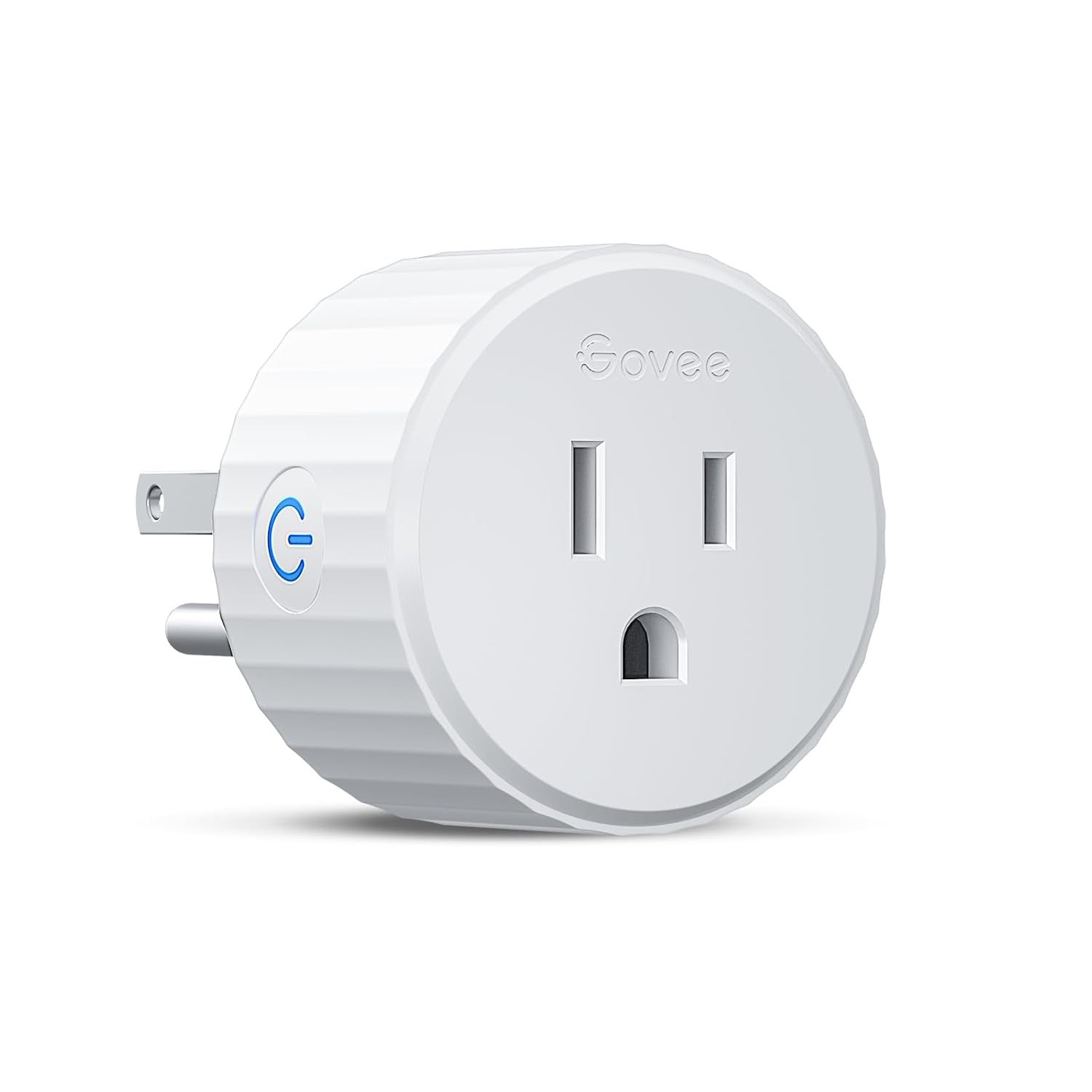 Detalle de Govee H5081101 Smart Plug, 2.4 GHz Wi-Fi, Alexa and Google Home