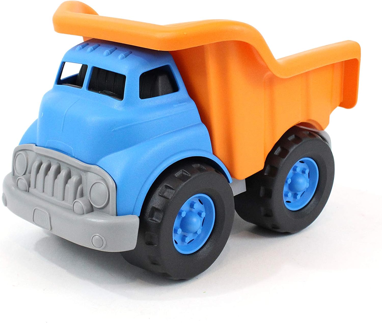 Detalle de Green Toys Dump Truck (Blue/Orange) Recycled Plastic Pretend-Play Vehicle for Kids