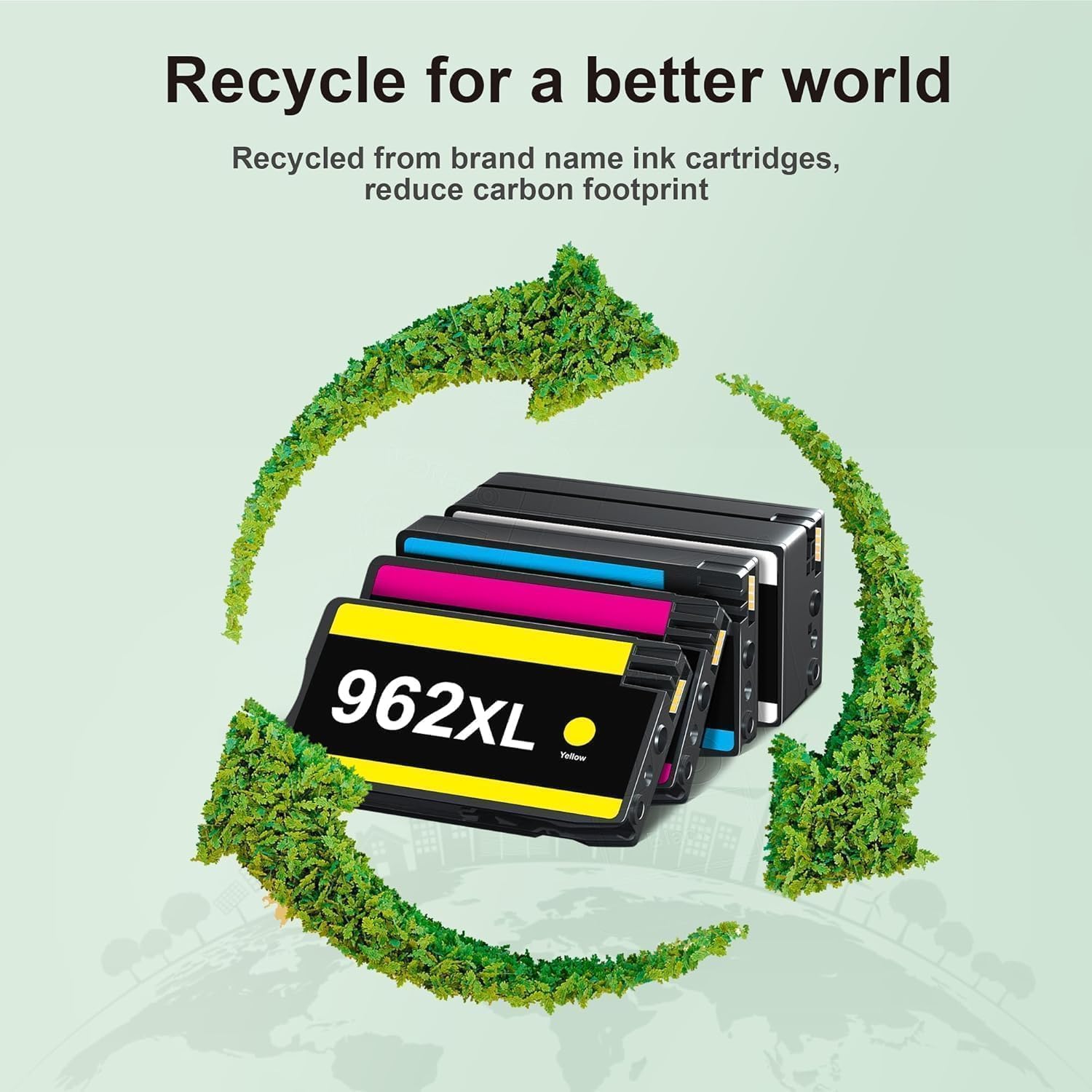 Thumbnail 4 de VOREDO 962XL Compatible Ink Cartridge 4-Pack for OfficeJet Pro