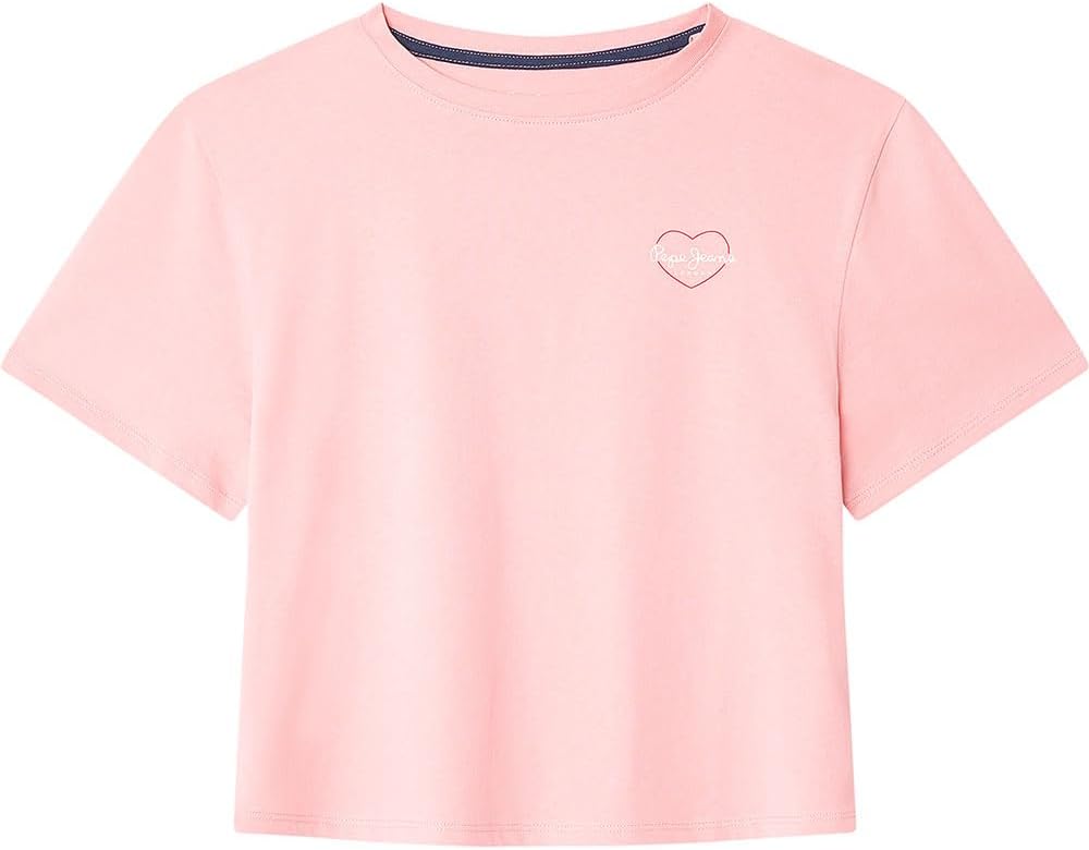Detalle 2 de Pepe Jeans Giana T-Shirt Bambine e Ragazze – Pacco da 1, 100% cotone