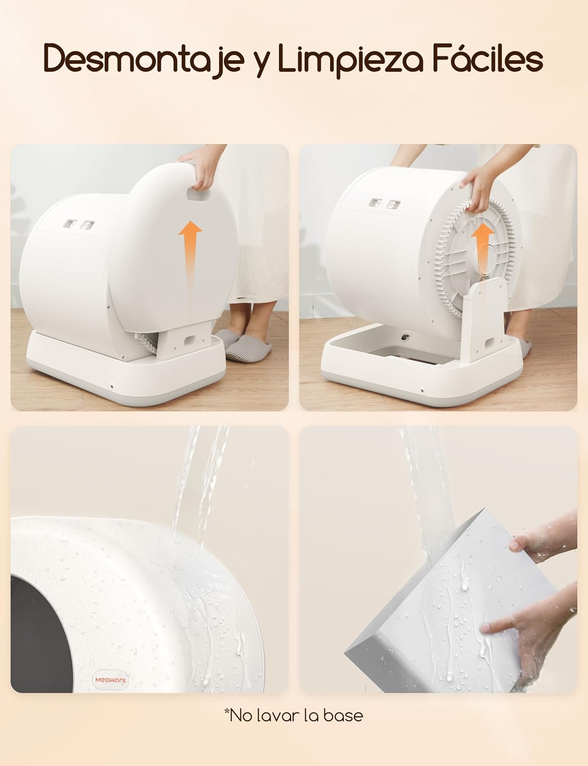 Thumbnail 6 de Meowant Selbstreinigendes Katzenklo 57,6 L