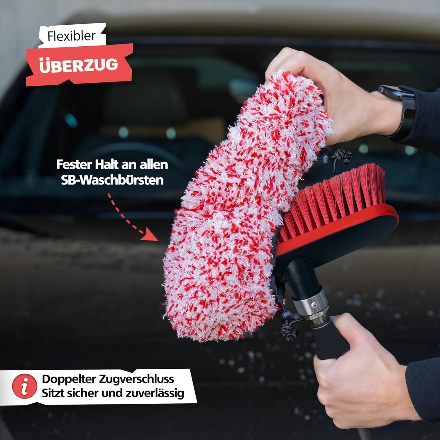 Thumbnail 4 de SPRINGER ZX1700 Mikrofaser Waschbürstenüberzug – universeller, saugstarker Schutz für SB-Waschbürsten