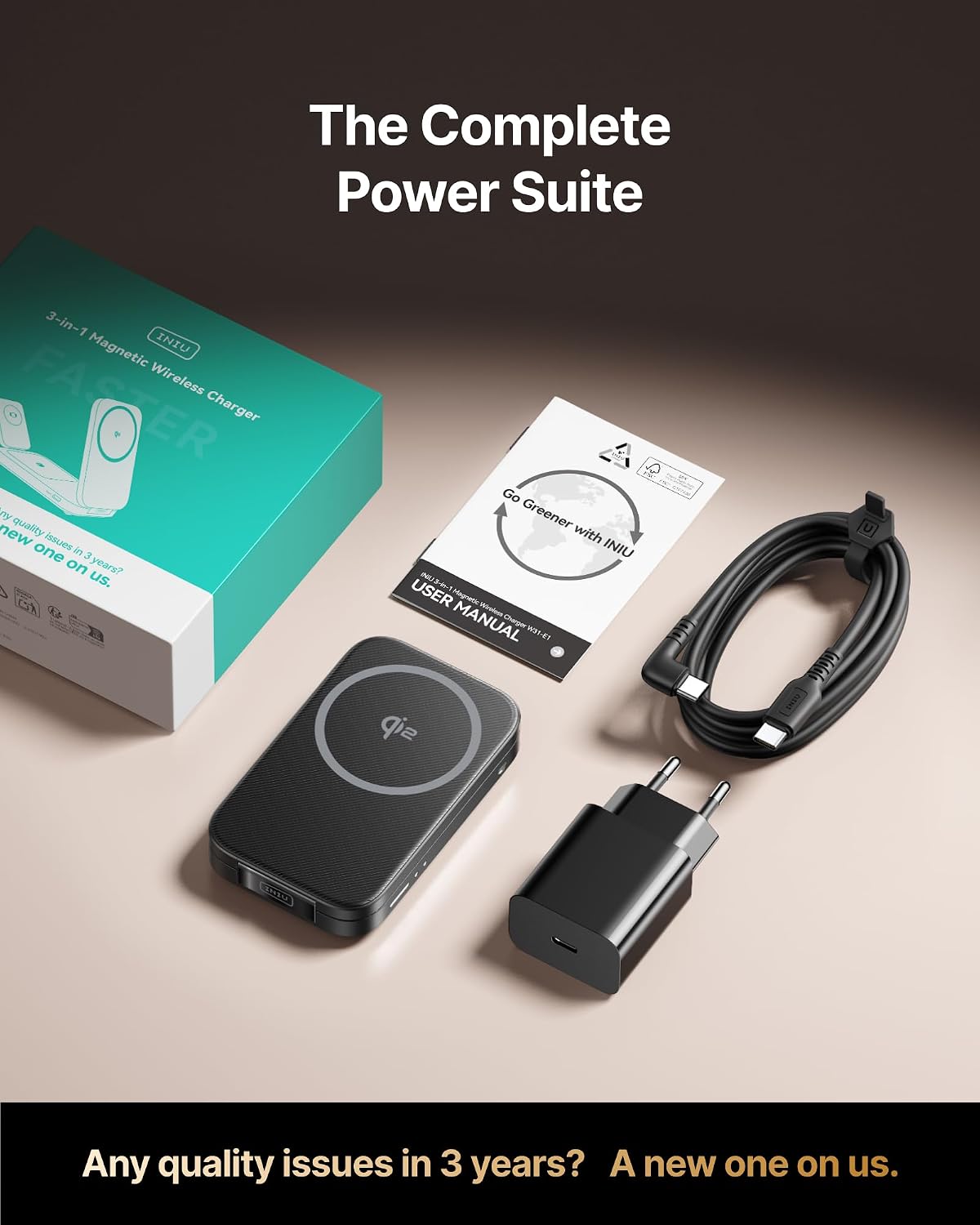 Thumbnail 5 de INIU 3-in-1 Wireless Charging Station 15W