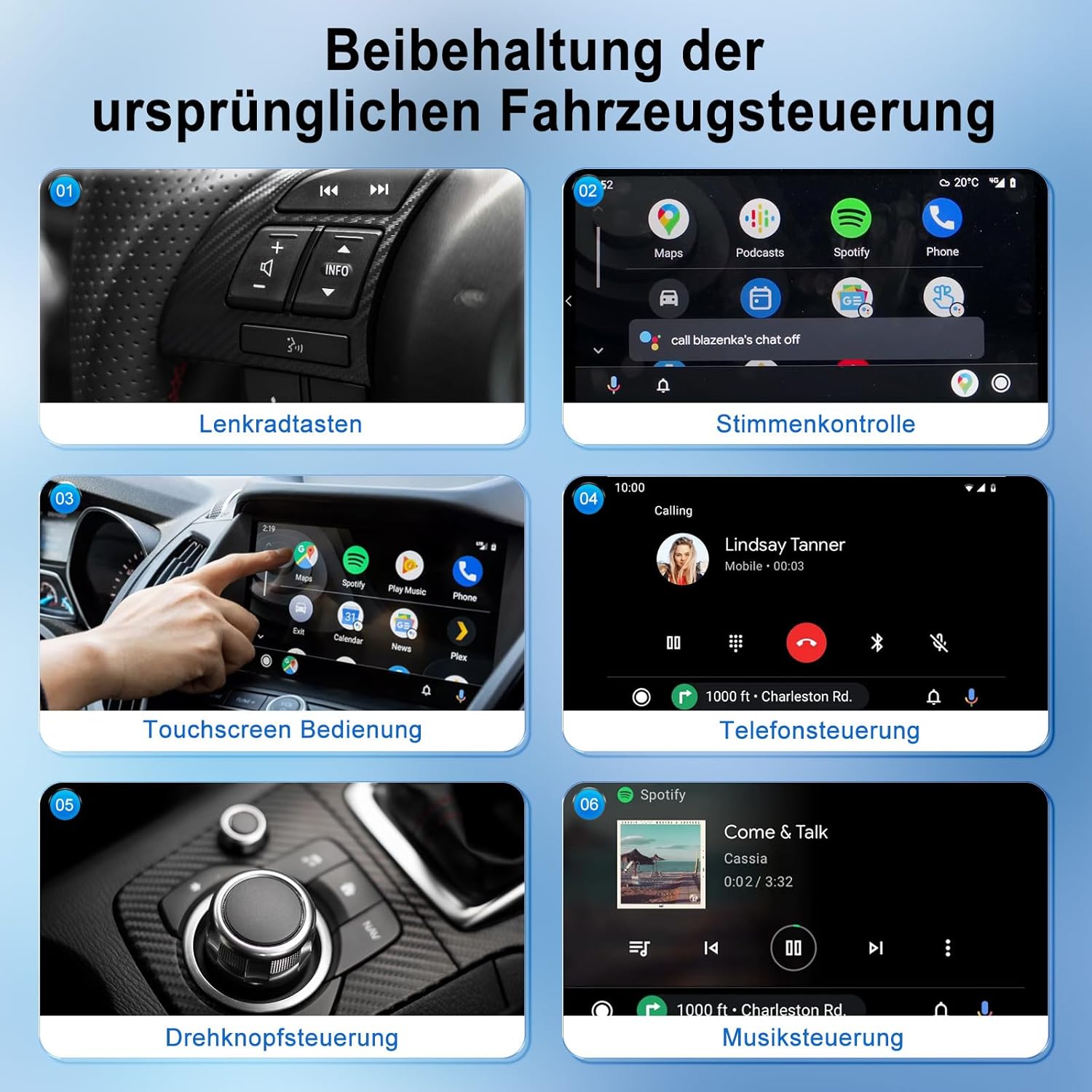 Thumbnail 2 de PAUNEZUEL Wireless Android Auto Adapter: kabelgebundenes Android Auto drahtlos nutzen (für Android ab 11, Autos ab 2017)