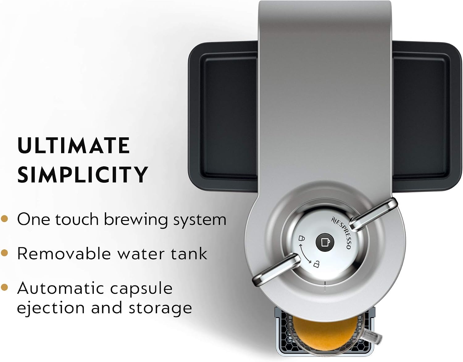 Detalle de De'Longhi Nespresso Vertuo 1597 ml Coffee & Espresso Machine