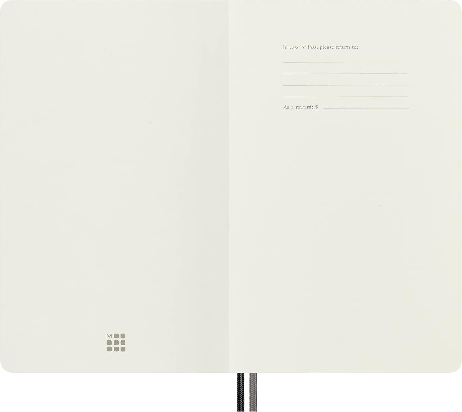 Detalle de Moleskine Classic Expanded Ruled Notebook – Black, Large (A5) 400 Pages