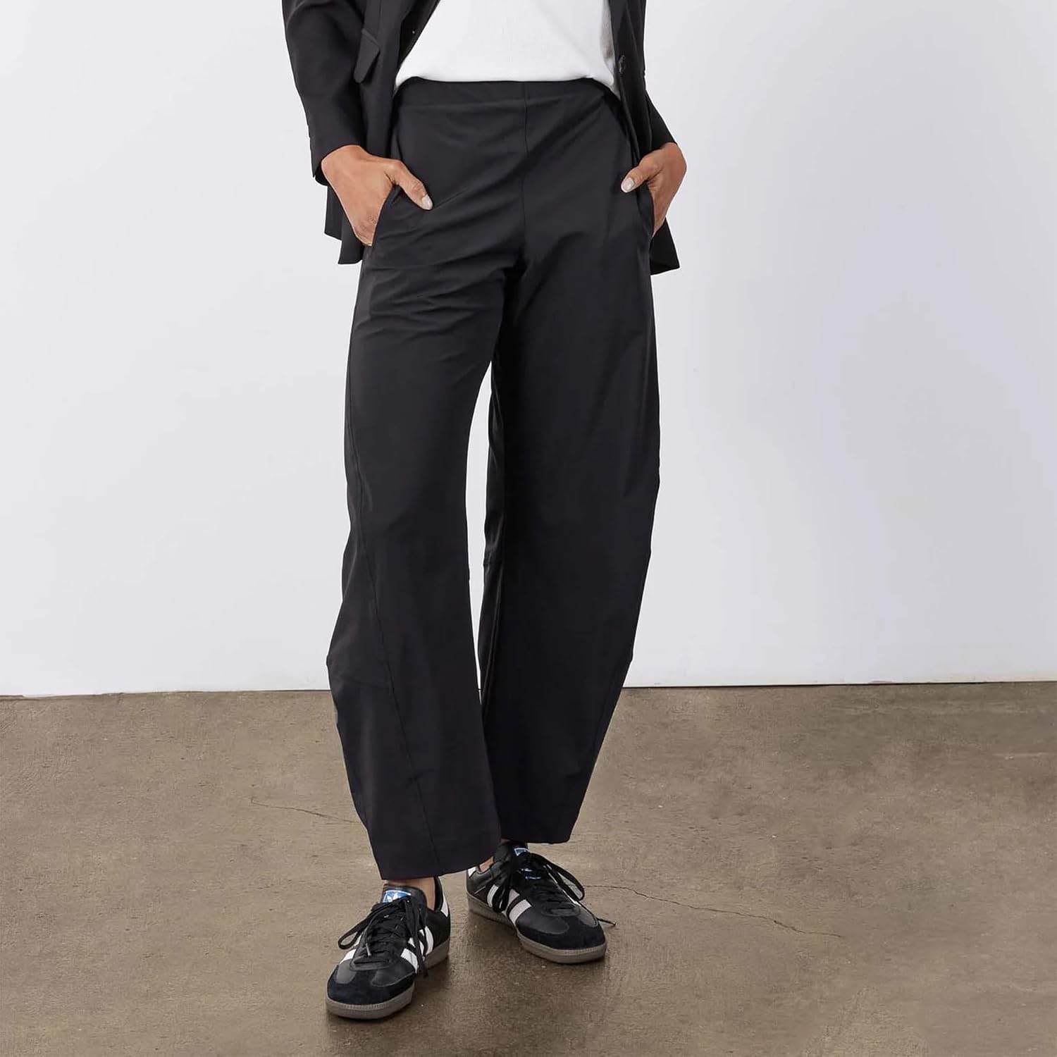 Thumbnail 6 de Yaykio Women's High-Waisted Barrel Pants, Stretch Quick-Dry Fabric