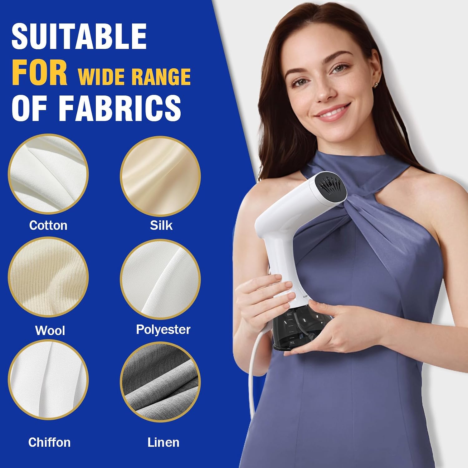 Detalle 2 de Rolipo Clothes Steamer 400ml portable steamer