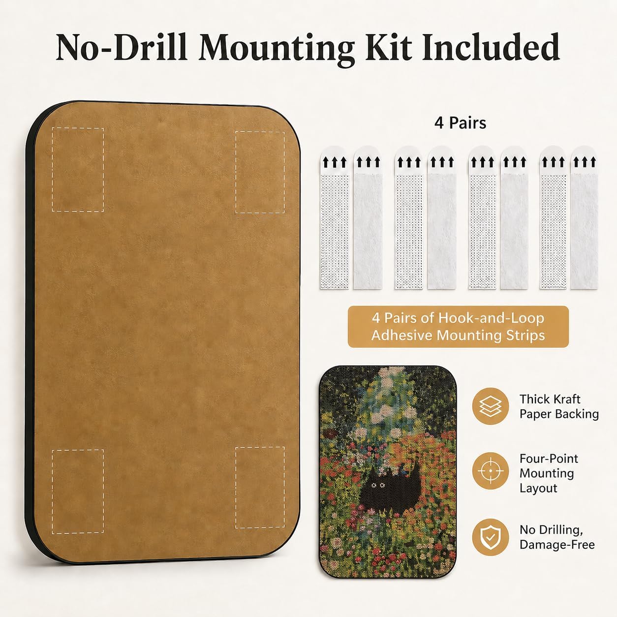 Detalle 2 de LESISSMER Cat Scratching Board, 16.7 x 11 x 1 Inch