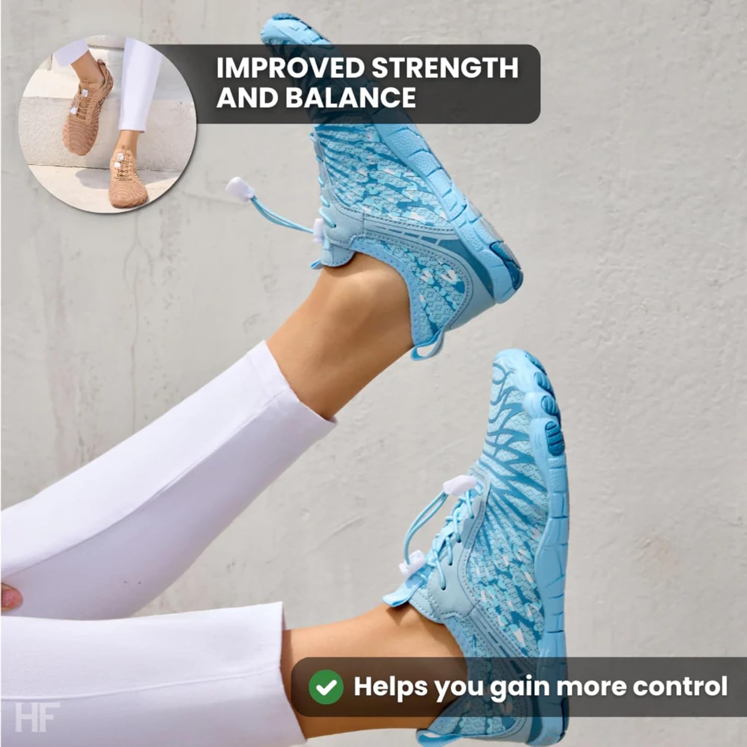 Thumbnail 1 de Hike Footwear HF Signature Barefoot Shoes for Women & Men (Wide Toe, Non-Slip) — Lightweight Daily Walking Sneakers