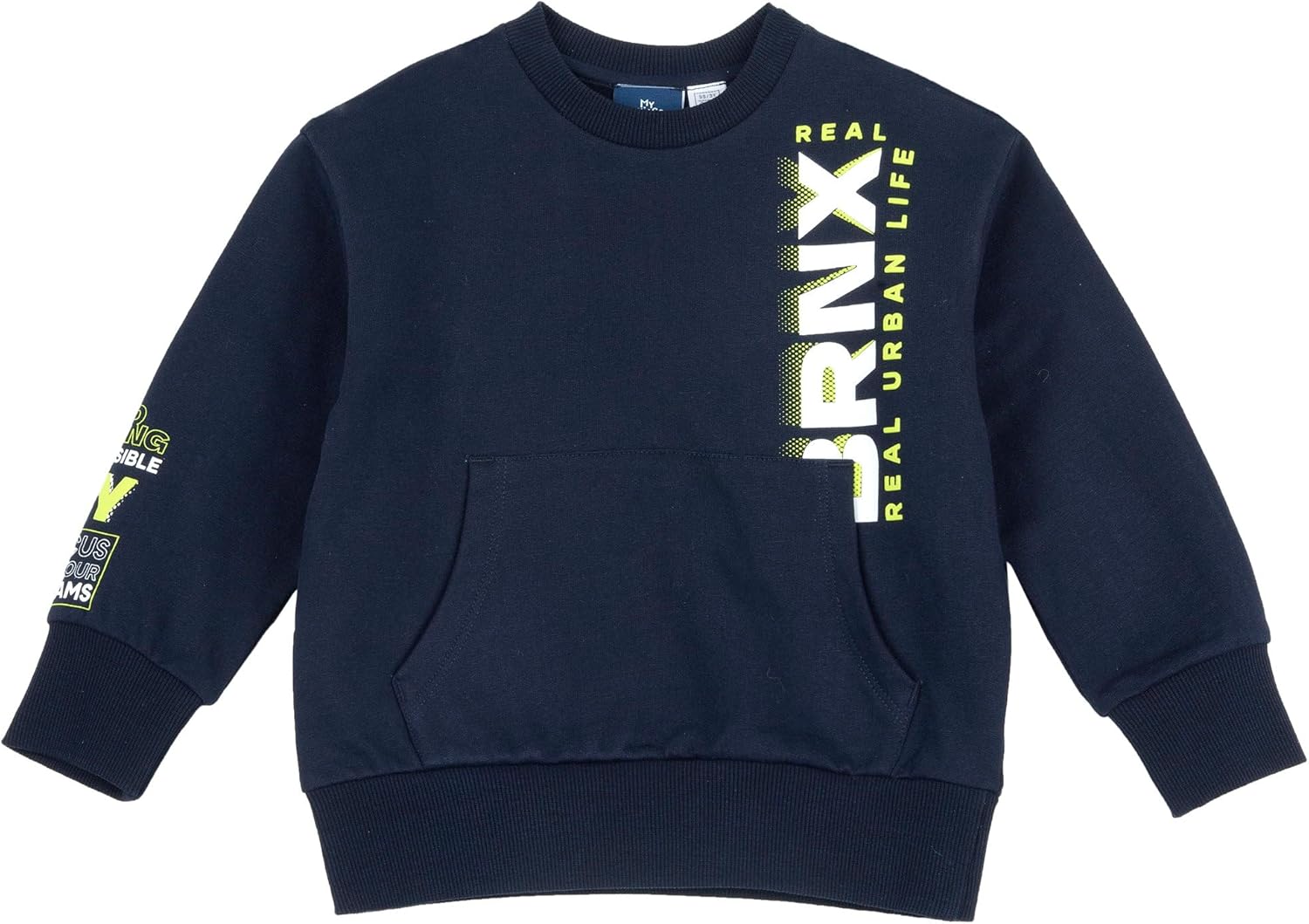 Detalle de Tuta Bambino Chicco con felpa e pantaloni lunghi in tessuto felpato