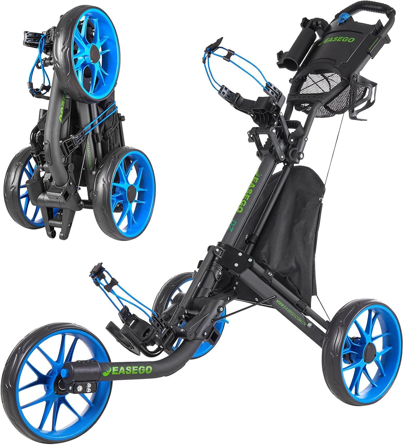 Detalle de EASEGO Golf Push Cart 3 Wheel ⚙