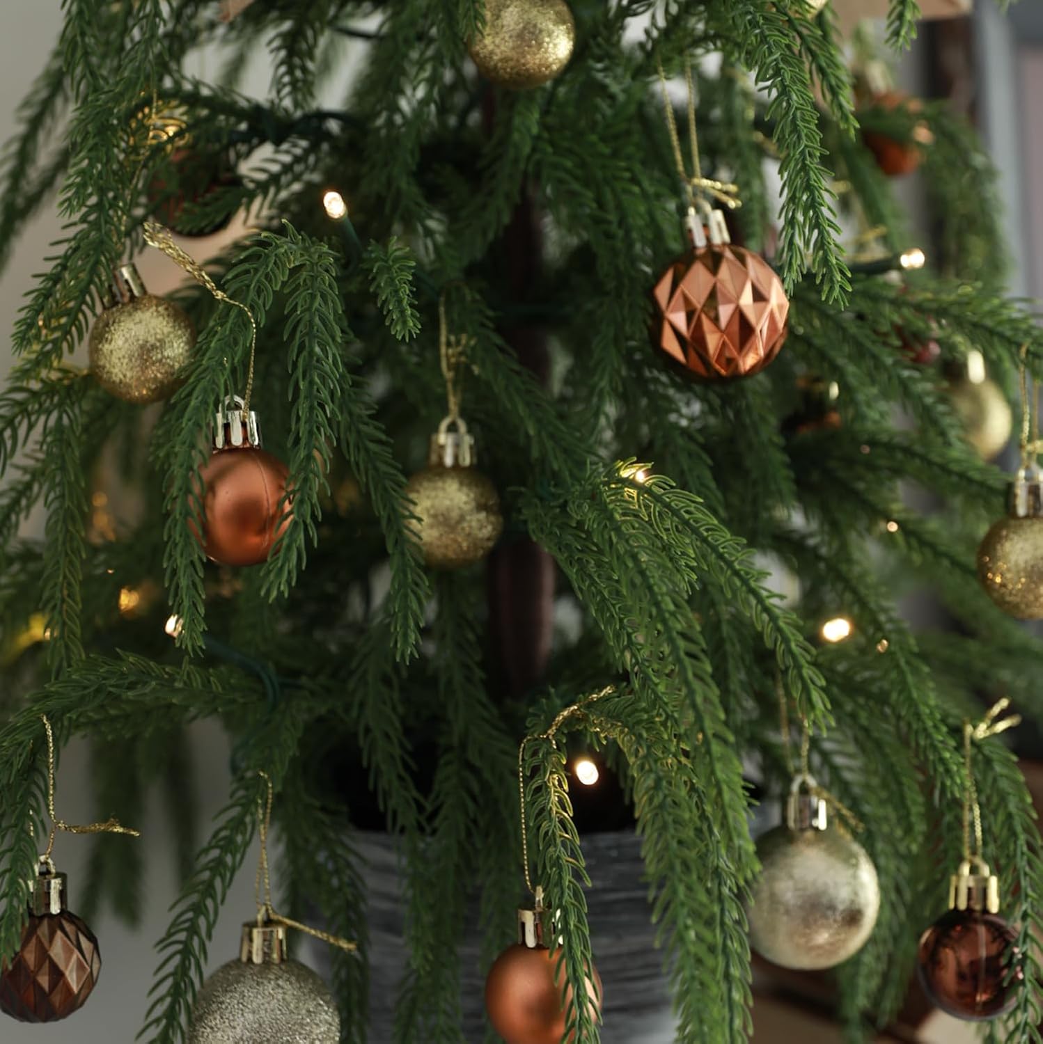 Thumbnail 6 de HipTree Pre-Lit Mini Christmas Tree 2ft
