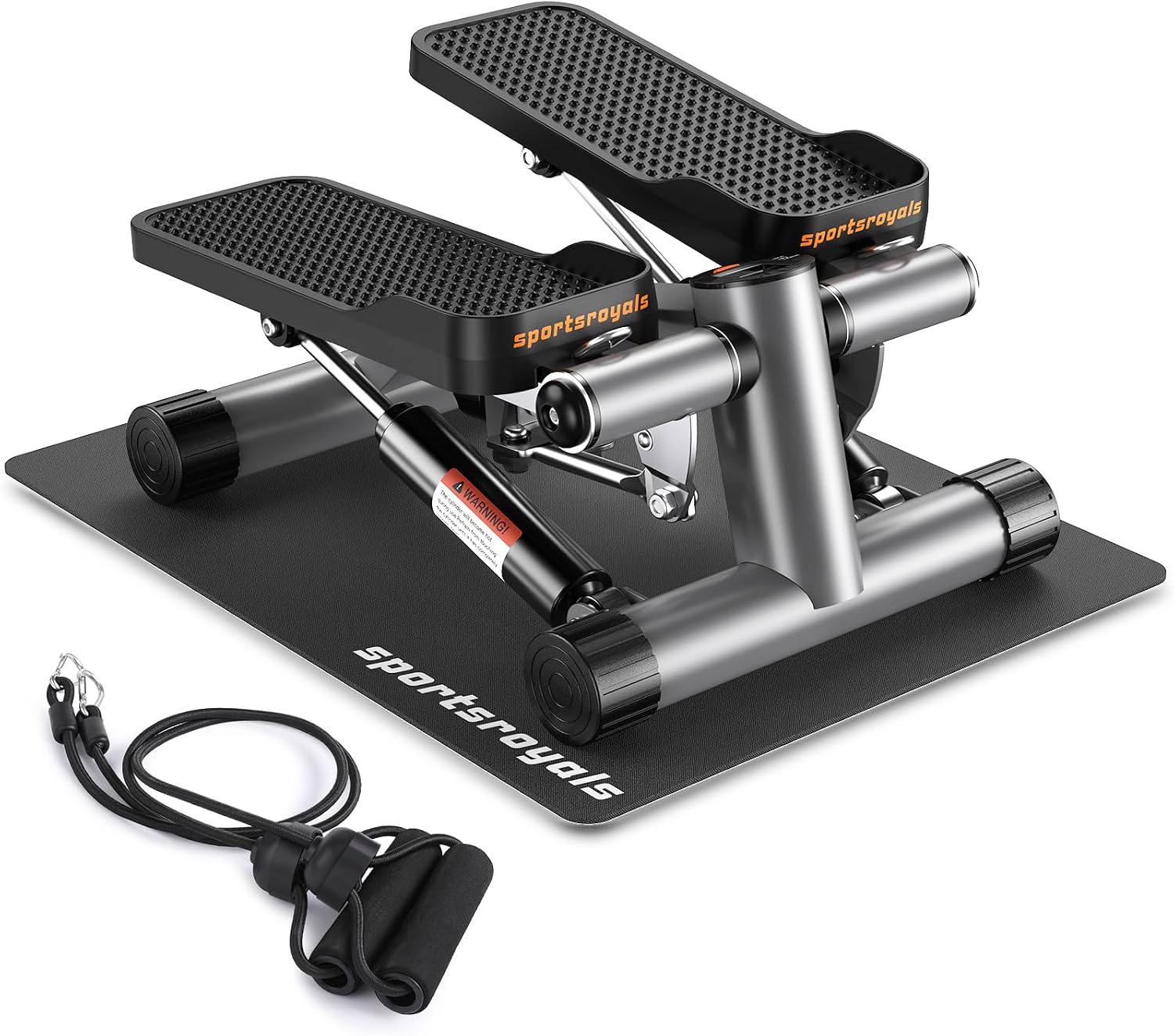 Detalle de Sportsroyals Exercise Stair Stepper zu Hause – Testsieger mit Up-Down Swing und Power Ropes