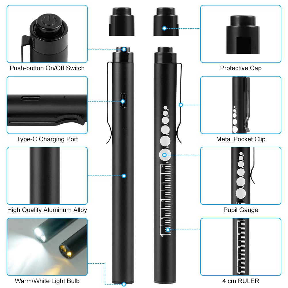 Detalle de flintronic Torcia Penna LED per esami