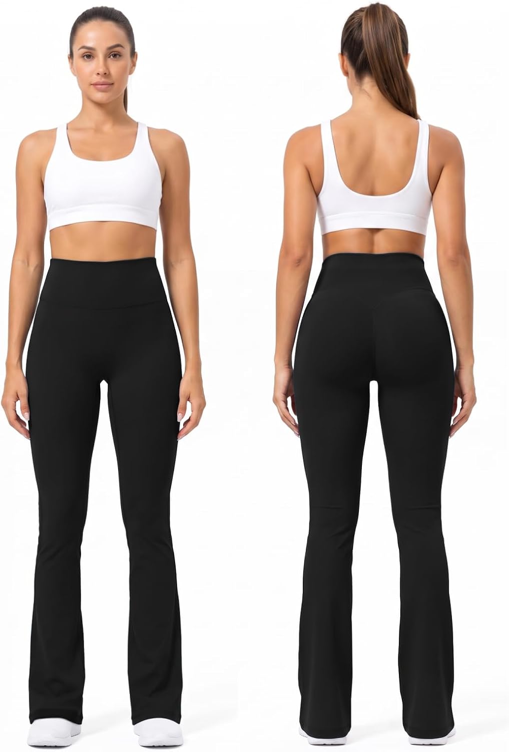 Detalle de Sunzel No Front Seam Mini Flare Leggings Tummy Control