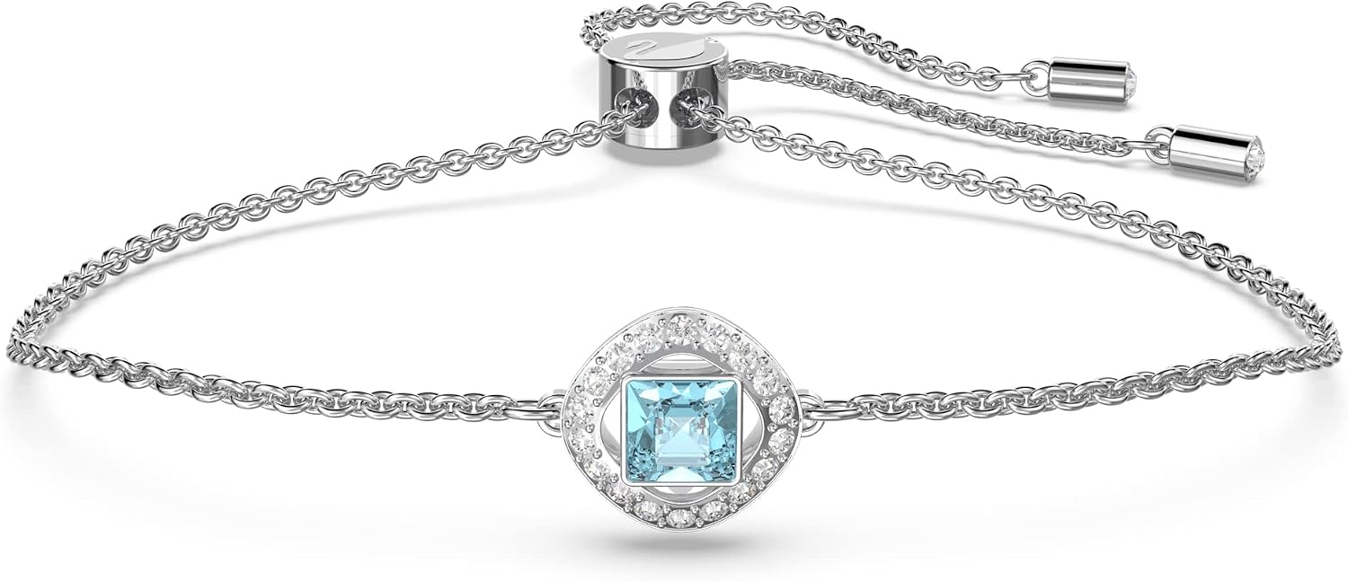 Thumbnail 6 de Swarovski Orecchini a lobo Una Angelic, Blu – placcato rodio con cristallo centrale blu