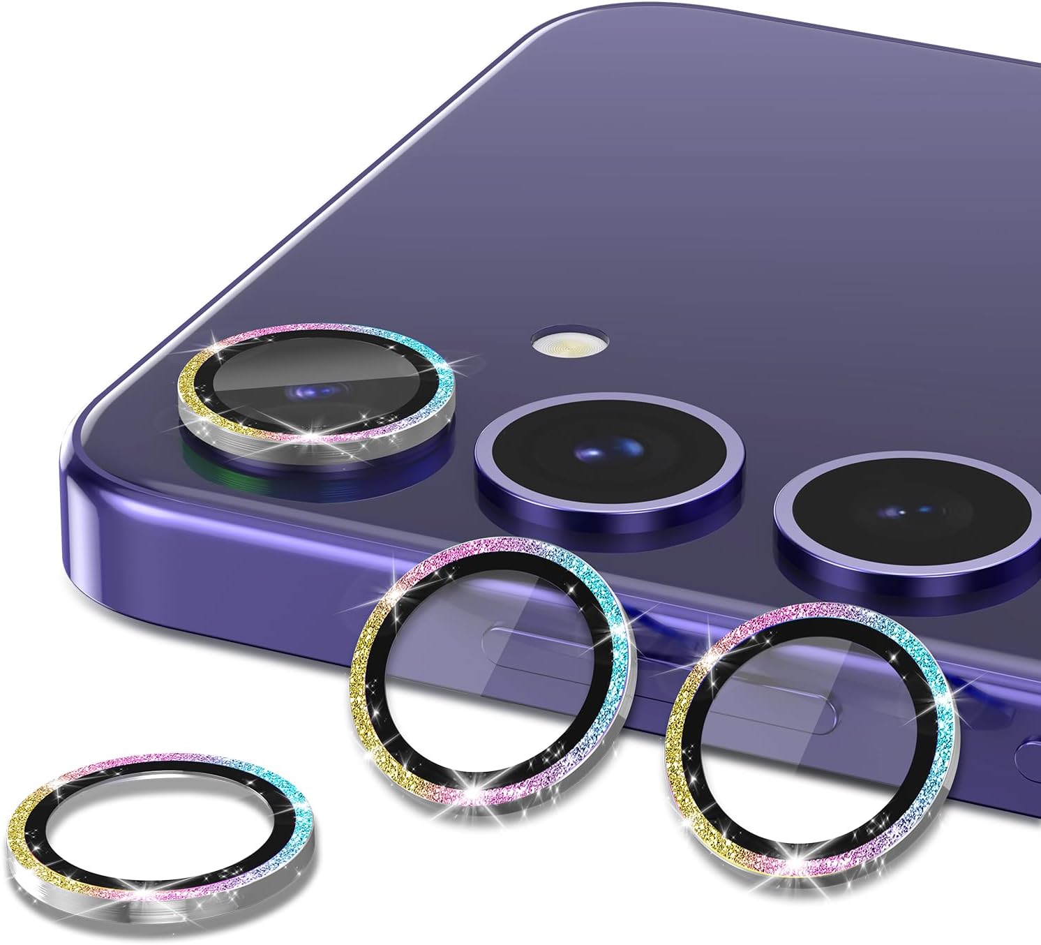 Detalle 2 de Avocase BTS0159-04 Camera Lens Protector for Galaxy S24 Plus, 9H Glass