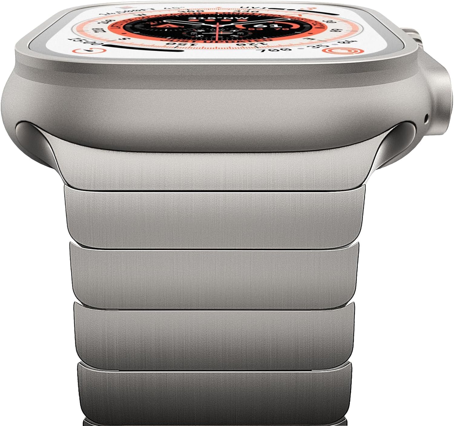 Detalle 2 de Cinturino titan per Apple Watch Ultra in acciaio