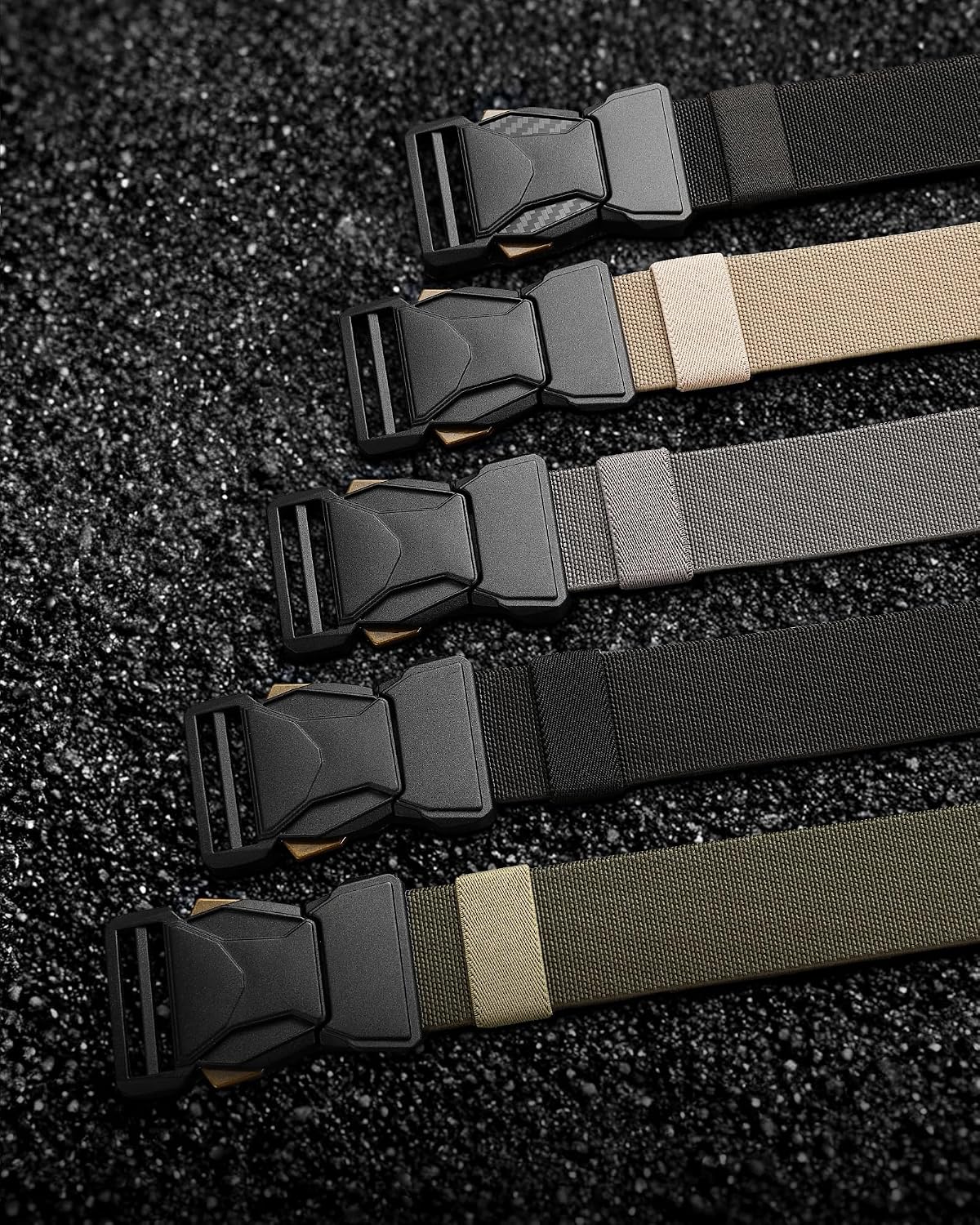 Thumbnail 6 de CHAOREN Tactical Belt for Men: 1.5" Adjustable Nylon Work Belt with Quick-Release Buckle
