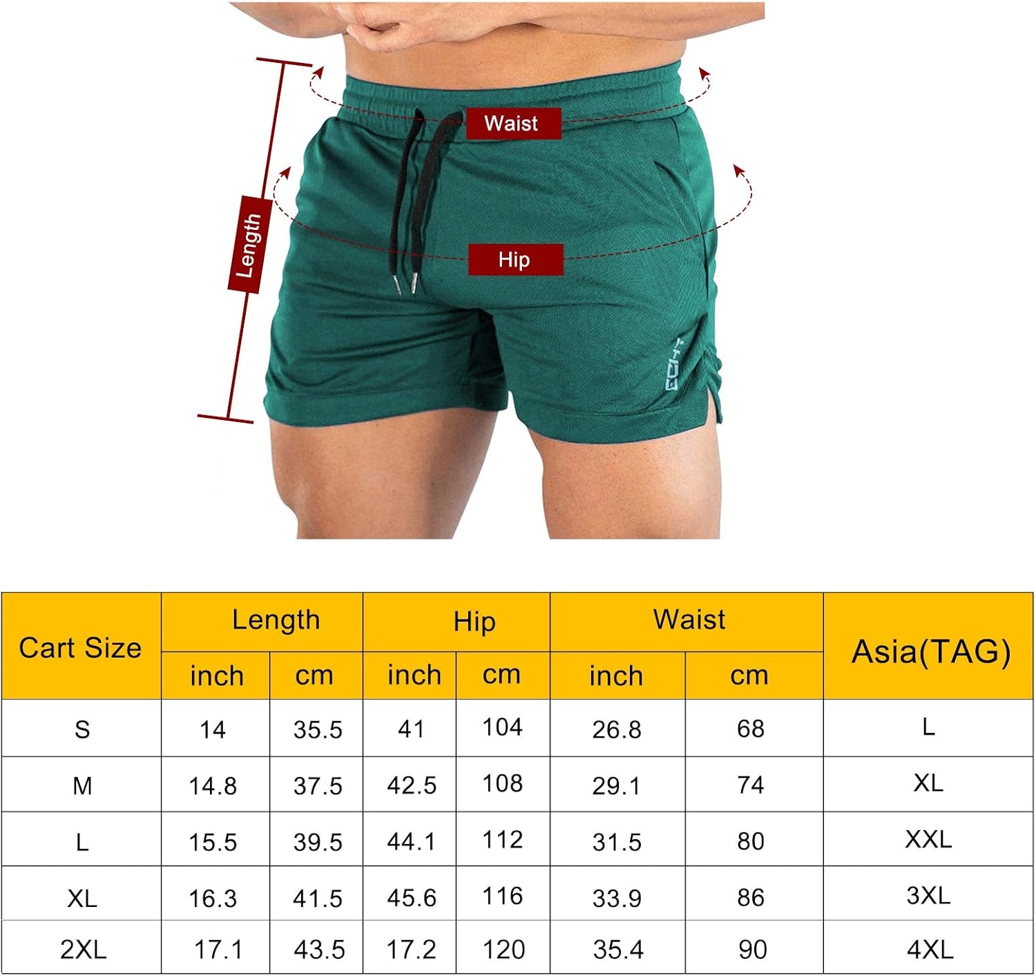 Thumbnail 6 de Pantaloncini da running 2 in 1 Superora da uomo, ad asciugatura rapida traspiranti