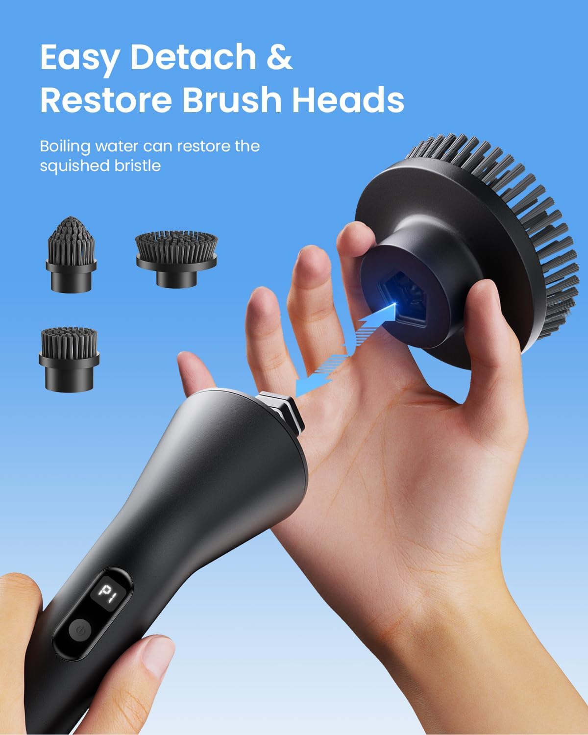 Thumbnail 4 de Leebein Electric Spin Scrubber 2025 — 7 heads 🧽