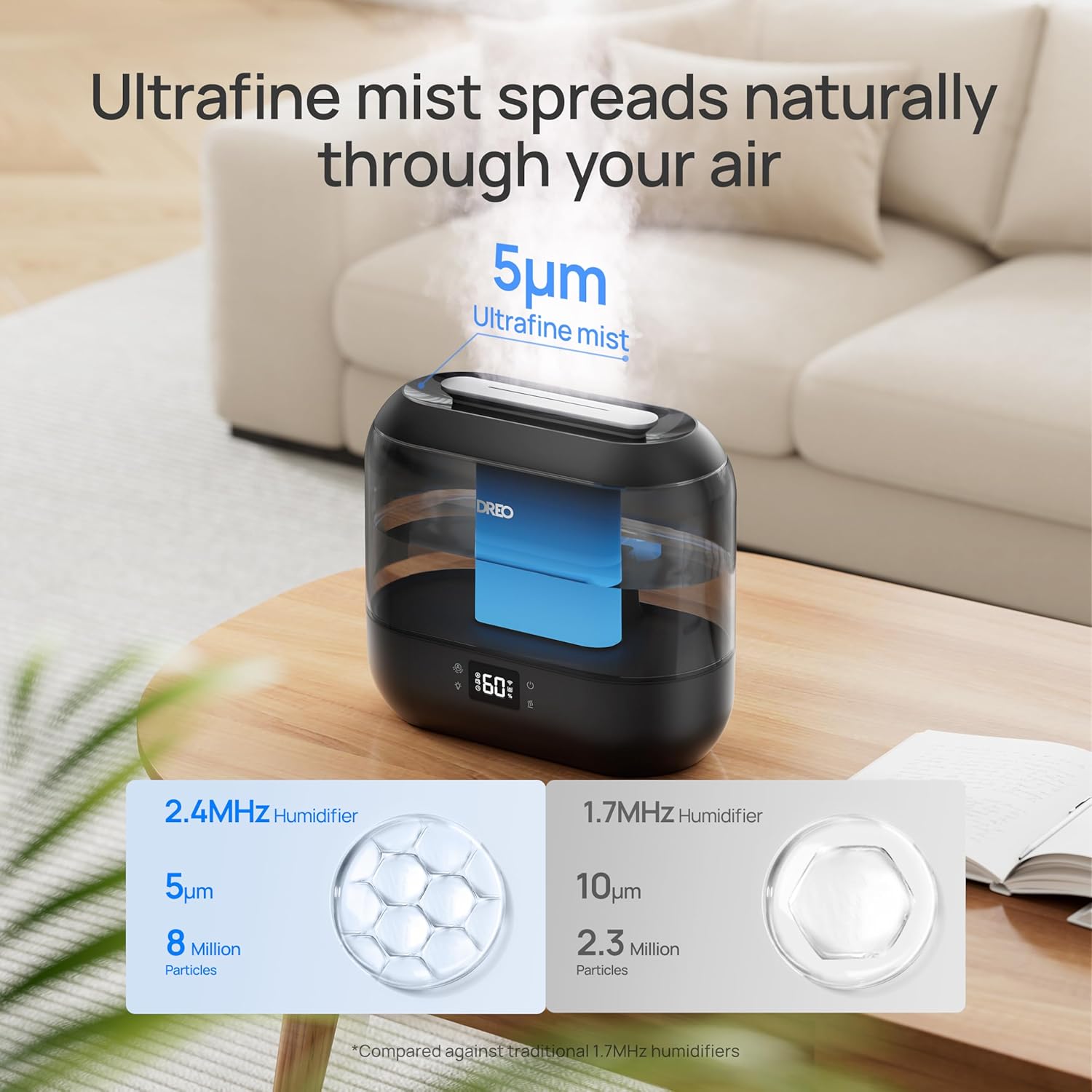 Thumbnail 5 de Dreo Smart Humidifier 4L for Bedroom 💧