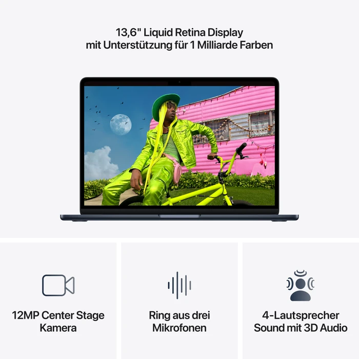 Thumbnail 5 de Apple MacBook Air 13" M5 (16 GB RAM, 1 TB) mit QWERTZ-Layout