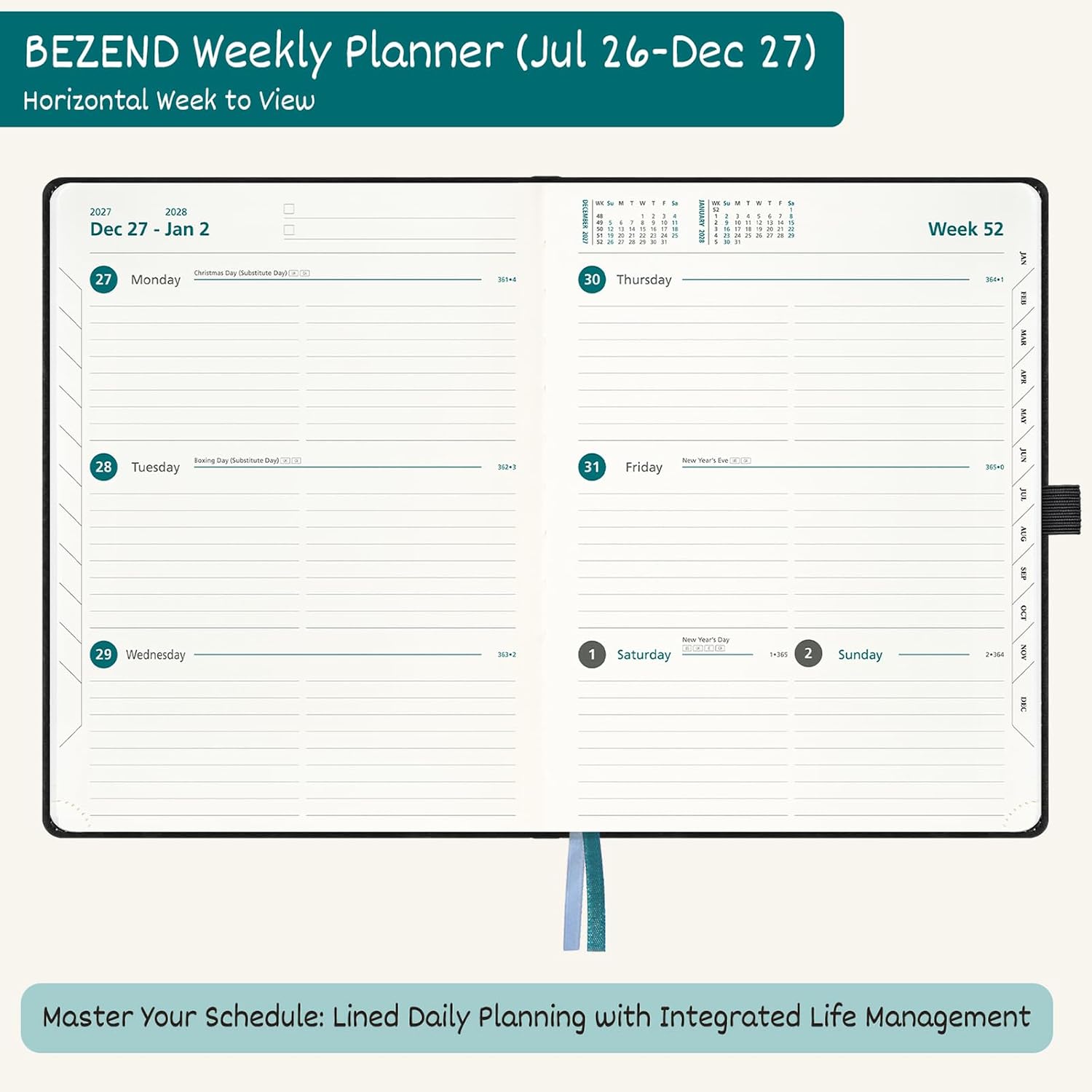Thumbnail 1 de BEZEND weekly and monthly planner, 18-month