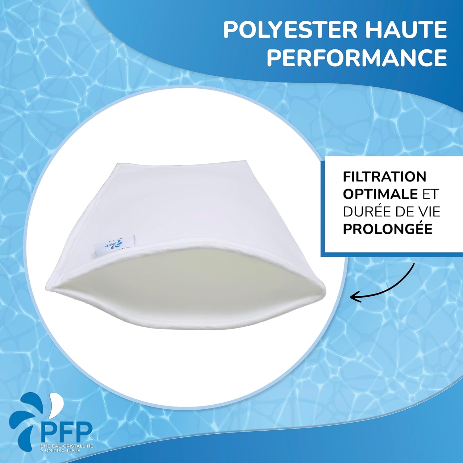 Thumbnail 4 de Poche Filtrante PFP Compatible Desjoyaux – Lot de 2, 30 Microns, Eau Chargée