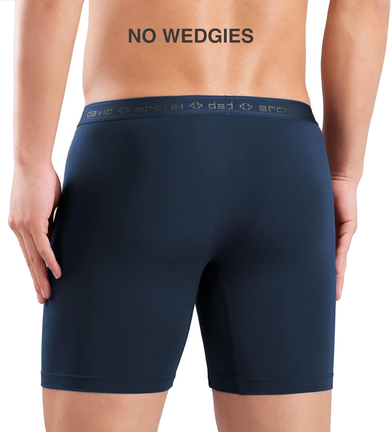 Thumbnail 1 de David Archy Men's Modal Boxer Briefs & Trunks with Dual Pouch Support