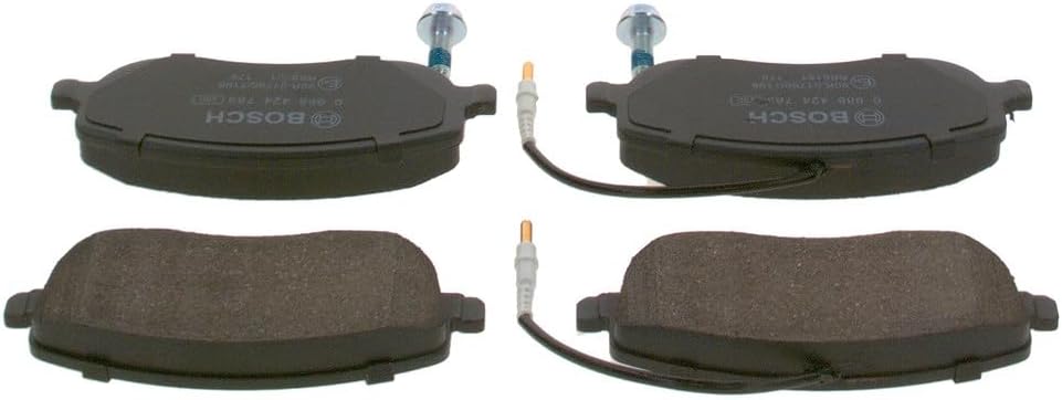 Detalle de Bosch BP930 – Plaquettes de frein avant pour voiture, sans cuivre, kit 4 pièces avec accessoires