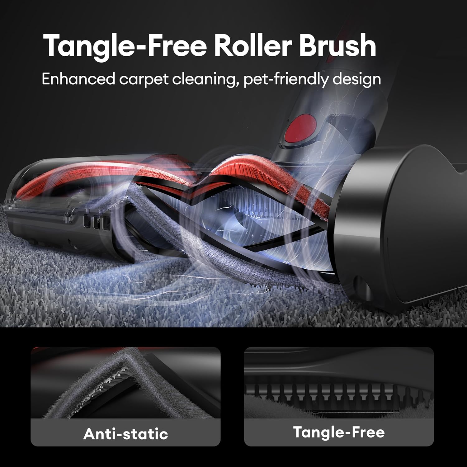 Thumbnail 2 de Ultenic Cordless Vacuum Cleaner: 65KPa, 600W, 60-Minute Runtime with Bendable Wand