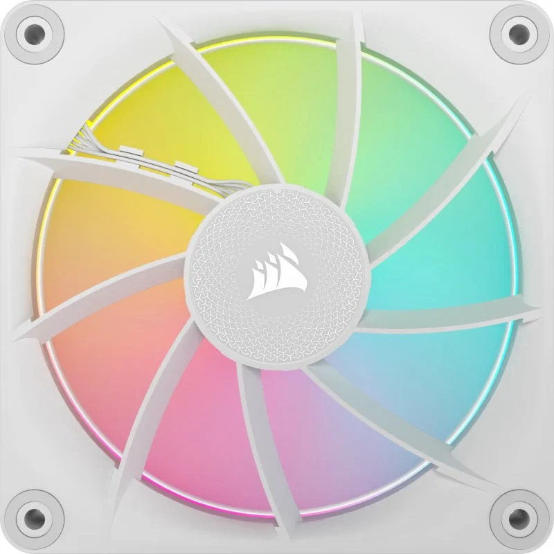 Detalle de Corsair PWM iCUE LINK LX120 RGB 120 mm Blanco 🖥
