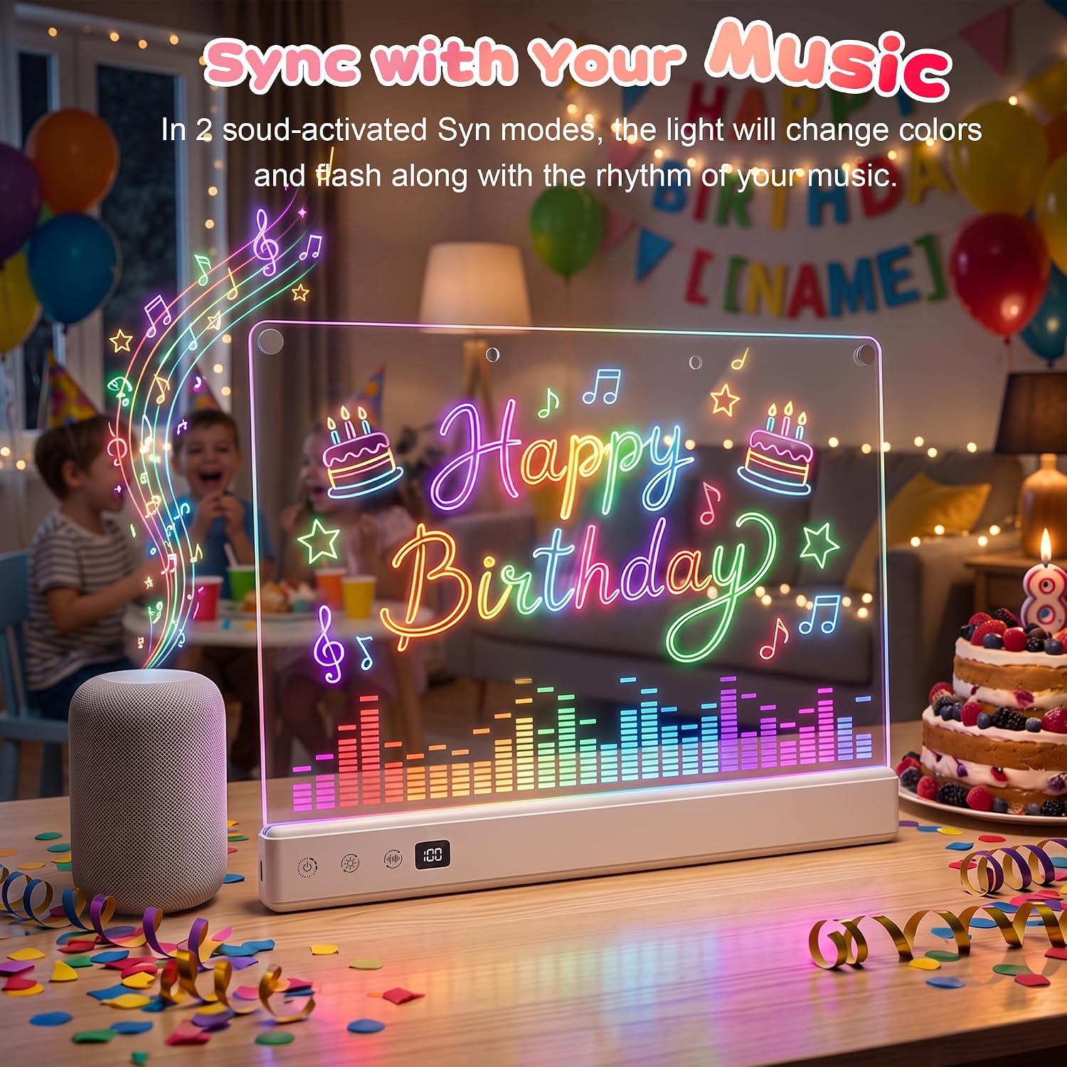 Thumbnail 3 de comzler 16-Inch LED Drawing Board, Rechargeable with 16 Light Modes