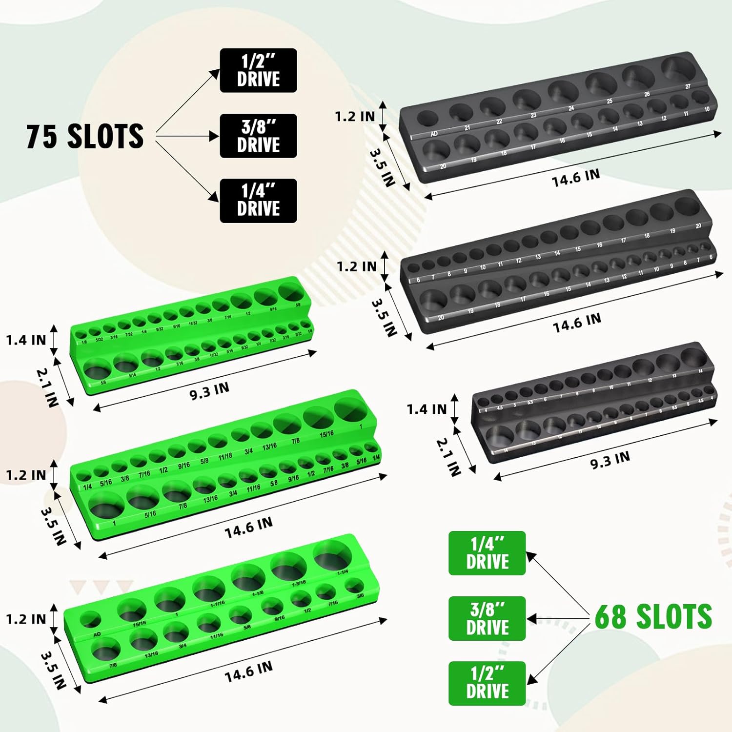 Thumbnail 4 de Onsski Magnetic Socket Organizer 3-drive