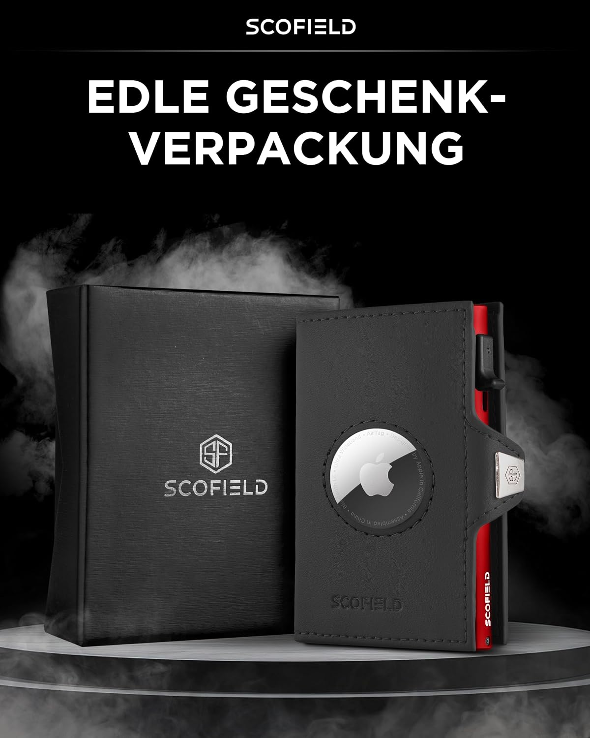 Thumbnail 5 de SF SCOFIELD Airtag Geldbörse Münzfach RFID Schutz 9-10 Karten