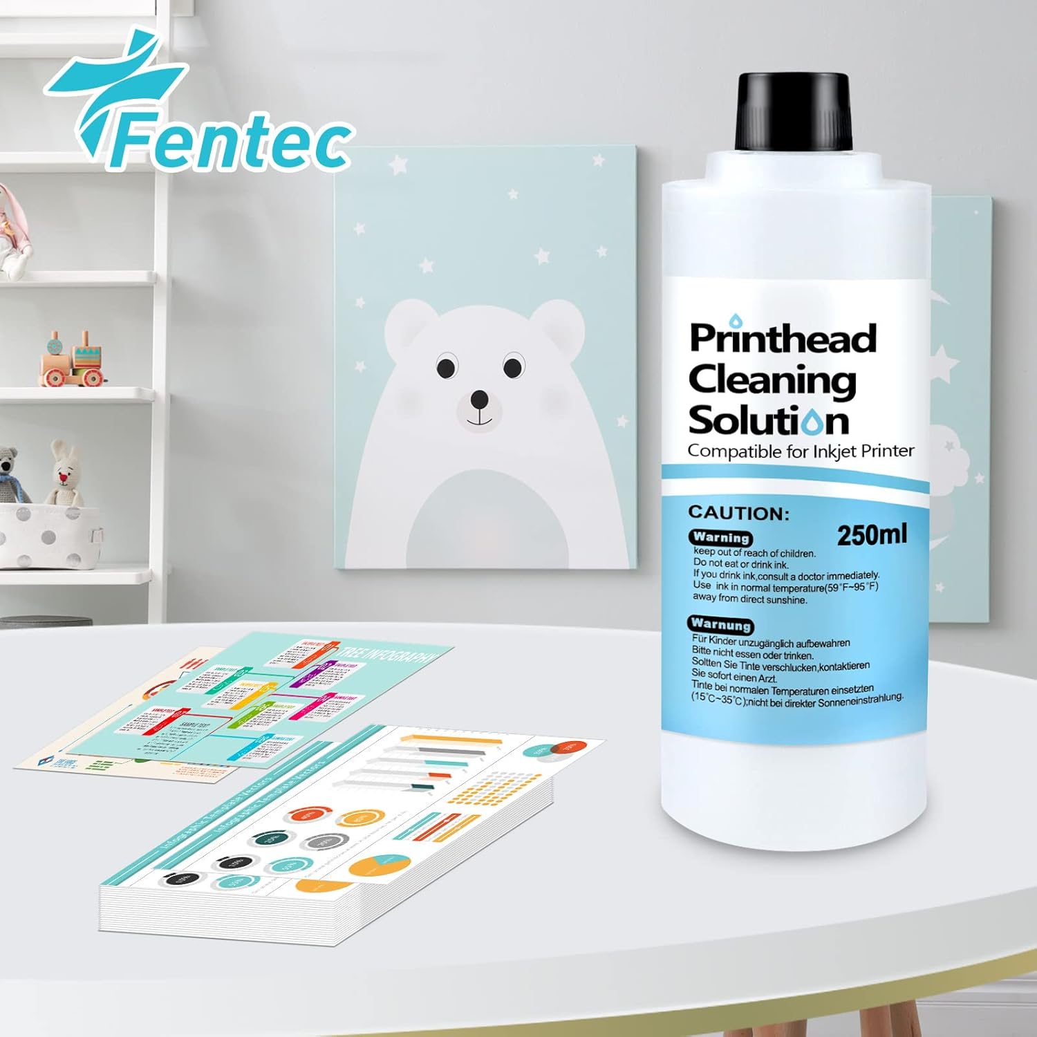 Thumbnail 5 de FENTEC Druckkopfreiniger 250 ml Düsenreiniger