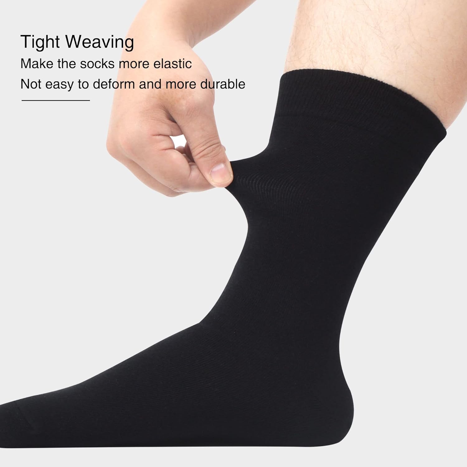 Thumbnail 4 de WeciBor Men's Bamboo Socks 6/12 Pack: Breathable, Soft, Seamless Comfort