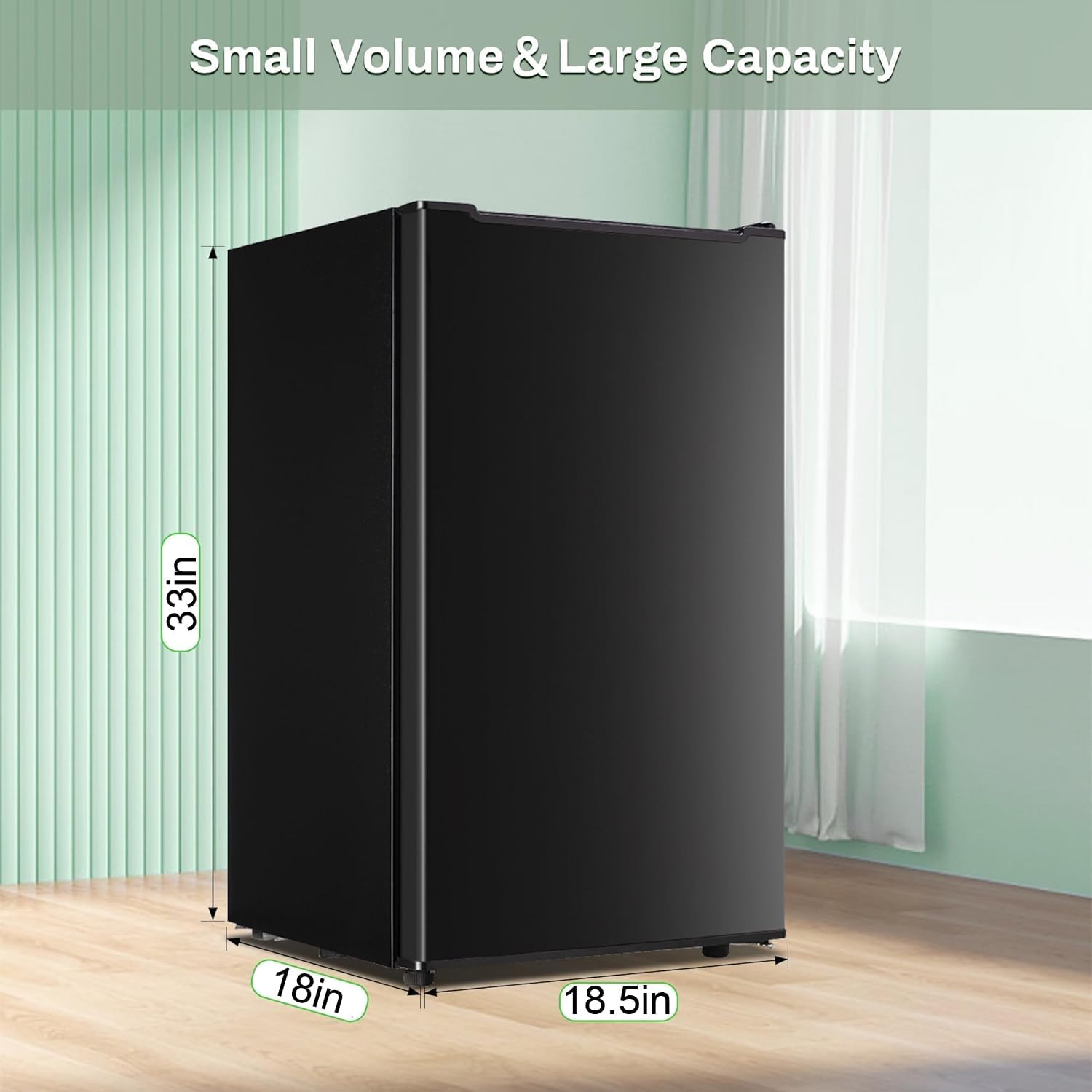 Thumbnail 6 de Maine BD-80U-B-X03 3.6 Cu. Ft. Upright Freezer, Reversible Door