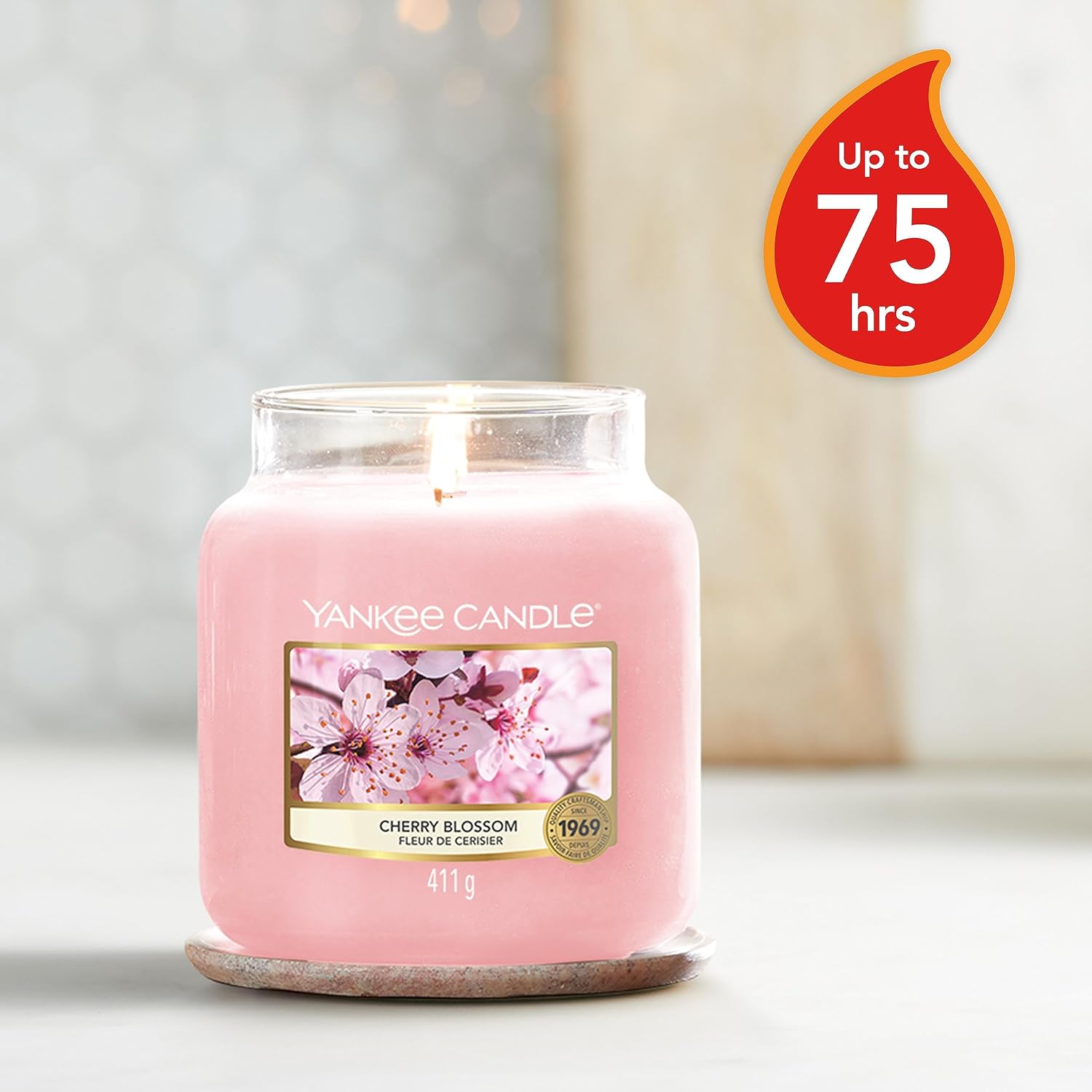 Thumbnail 2 de Yankee Candle Candela in giara media 75h 🕯