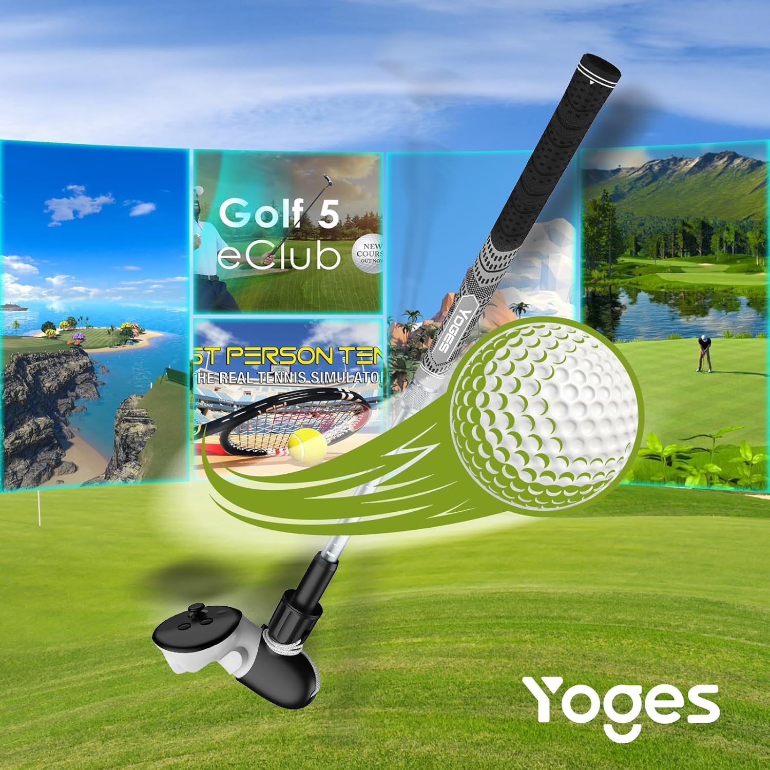 Thumbnail 6 de YOGES VR Golf Club Handle 29.13 in