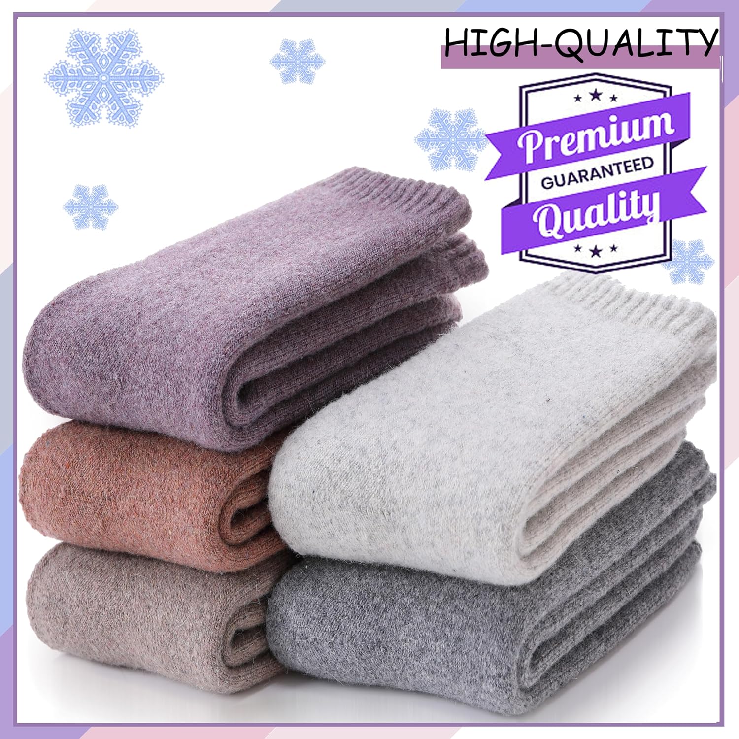 Thumbnail 4 de PROETRADE Merino Socks 5-Pack