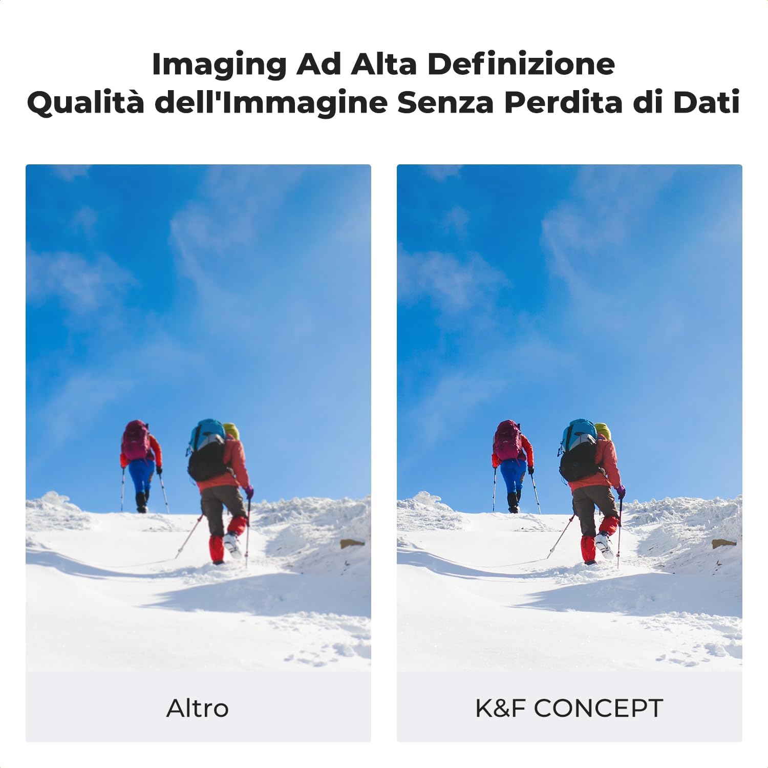 Thumbnail 4 de K&F CONCEPT Nano-Xcel 62mm Filtro CPL magnetico