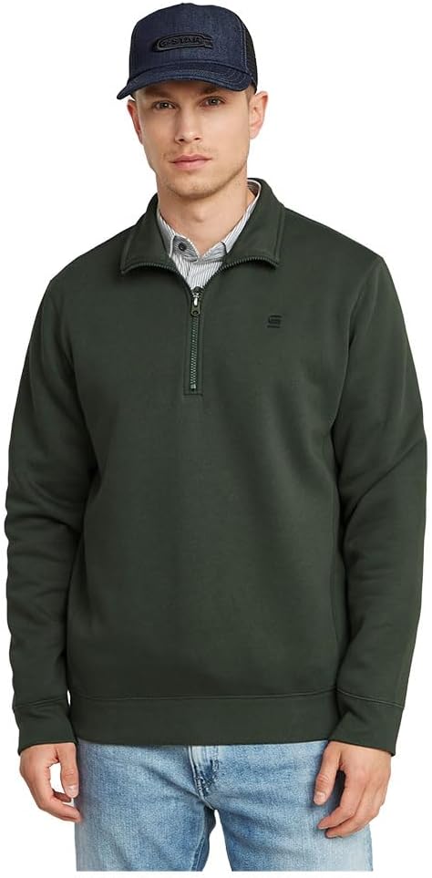 Detalle de G-STAR Men's Premium Core Half Zip Sweater
