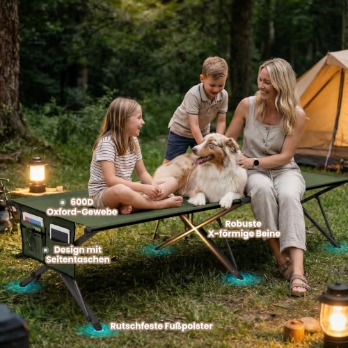 Thumbnail 3 de Homecall Feldbett klappbar XXL – 210 × 80 cm, Traglast bis 240 kg