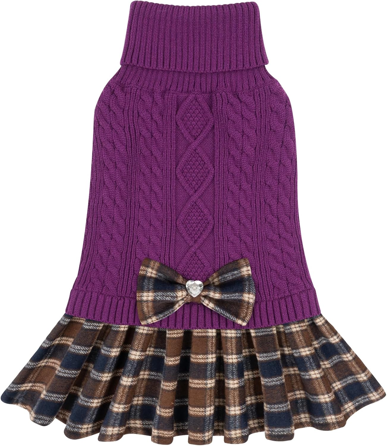 Detalle de KYEESE Dog Sweater Dress Acrylic Knit