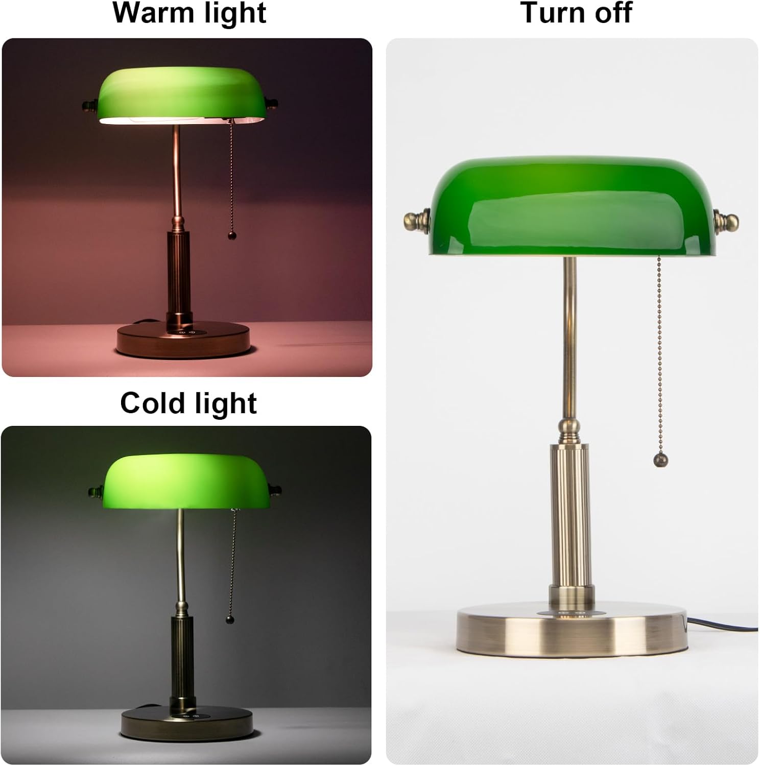 Thumbnail 4 de FIRVRE Bankers Desk Lamp