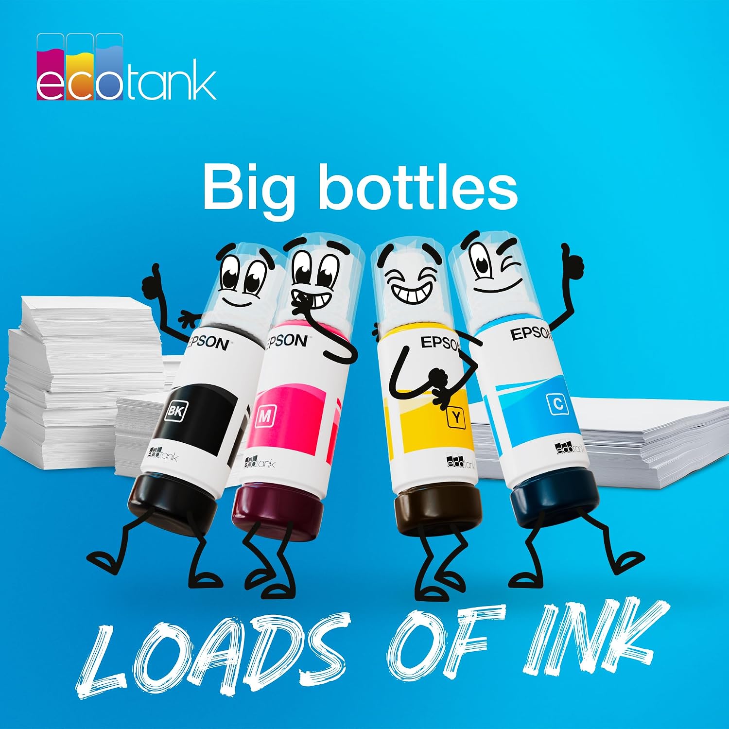 Detalle de Epson EcoTank 104 Black Genuine Ink Bottle for ET-2710/2711/4700