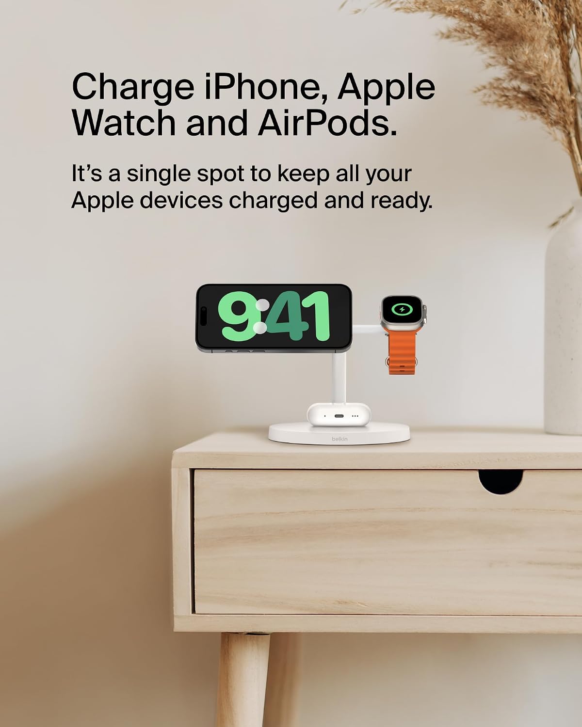 Detalle 2 de Belkin BoostCharge 15W 3-in-1 Charger